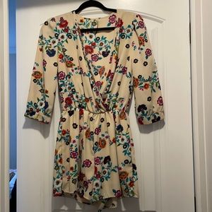 Romper shorts mid sleeve